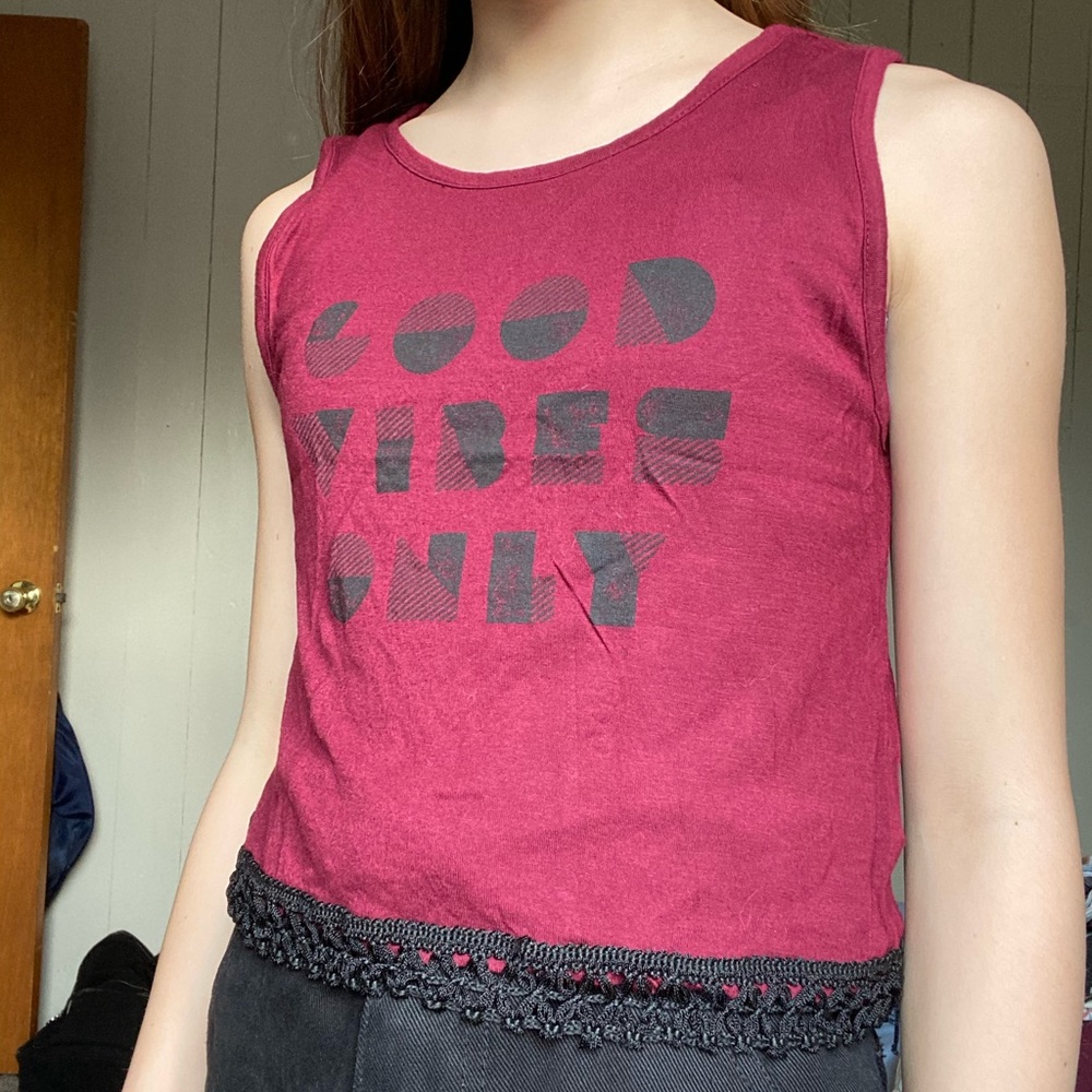 Good vibes only tank top